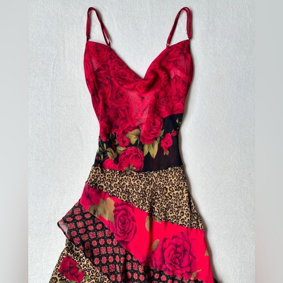 Vintage Victoria’s Secret Tier Rose Maxi Dress - Picture 5 of 12